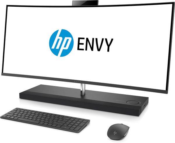 HP ENVY Curved 34-b010no - Kaikki yhdess&auml; - 1 x Core i7 7700T / 2.9 GHz - RAM 16 Gt - SSD 256 Gt - NVM Express (NVMe), HDD 1 Tt - GF GTX 950M - GigE - WLAN: Blu