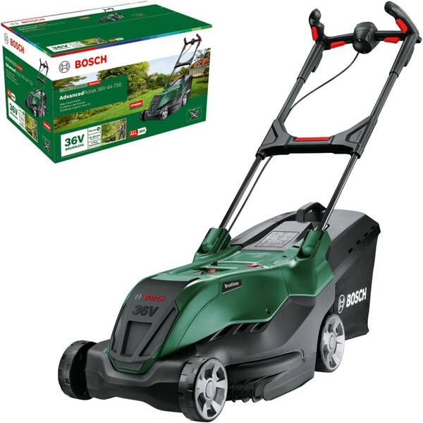 Bosch AdvancedRotak 36V-44-750 Cordless Lawn Mower 36 V 2x 4.0 Ah 44 cm
