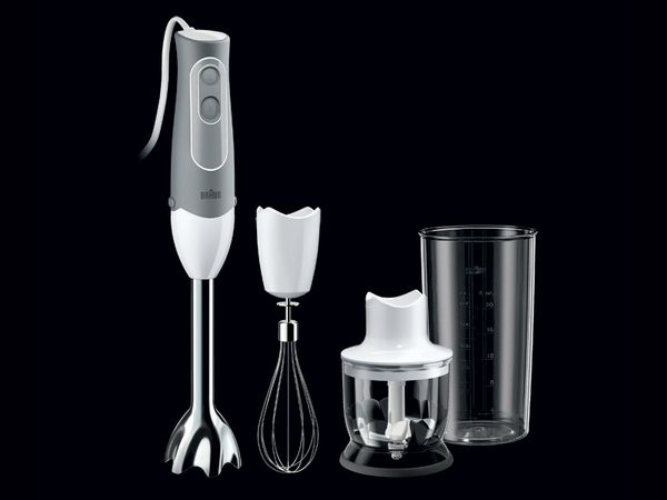 Braun MQ525 Omelette -sauvasekoitin, harmaa/valkoinen
