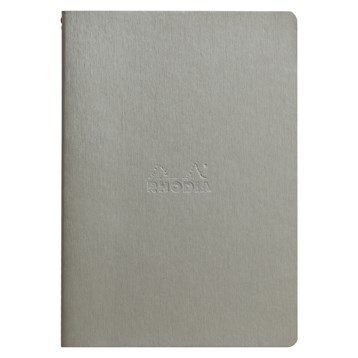 Rhodiarama Sewn spine Silver A5 L