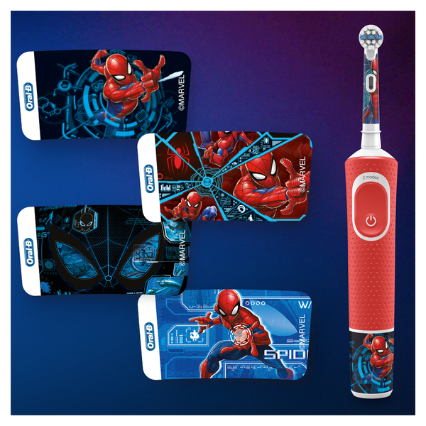 Oral-B Vitality Kids  -s&auml;hk&ouml;hammasharja, Punainen