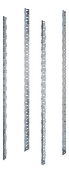 Blue zinc L mounting profile for 600 width, 42U G series cabinet