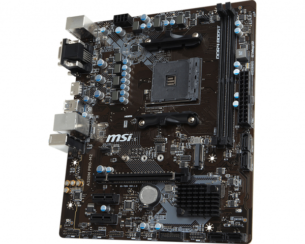 MSI A320M PRO-M2 AM4, mATX motherboard