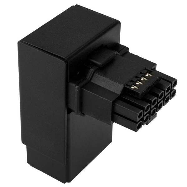 Kolink Core Pro 12V-2x6 90 degree adapter - Typ 1, black