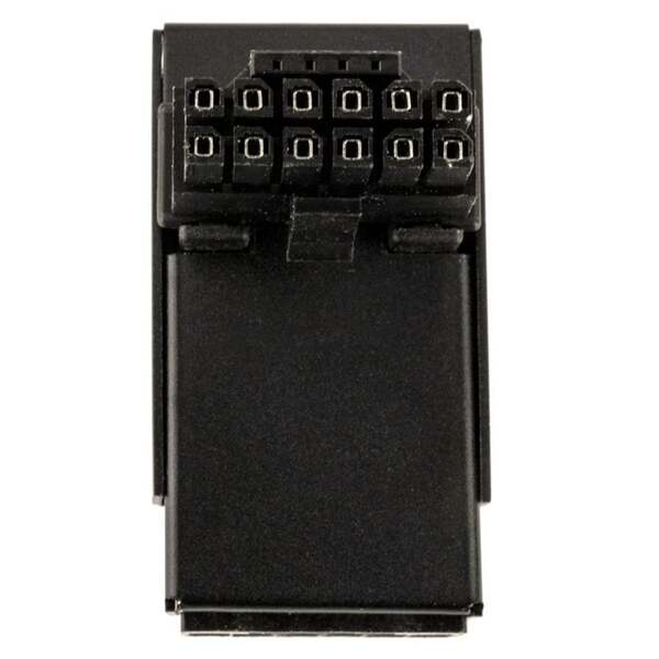 Kolink Core Pro 12V-2x6 90 degree adapter - Typ 1, black