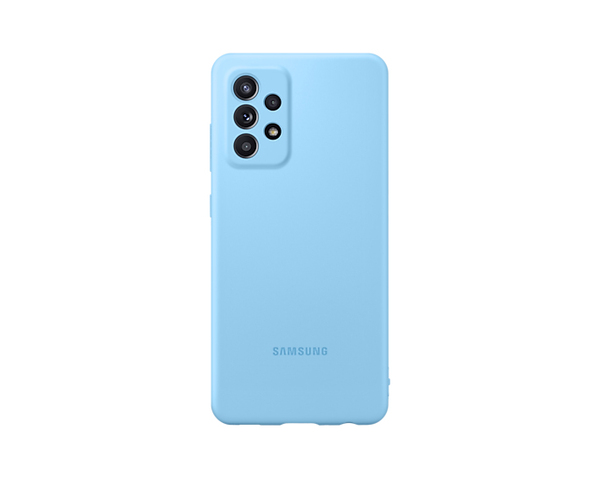Samsung Silicone Cover, Galaxy A52 5G -suojakuori, Sininen