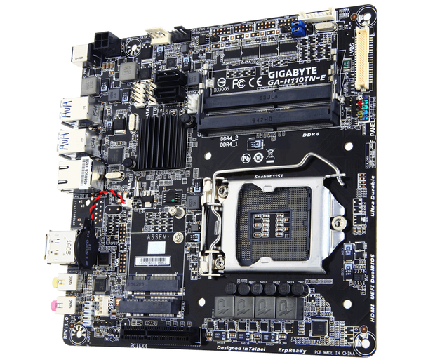 Gigabyte H110TN-E, mini-ITX motherboard
