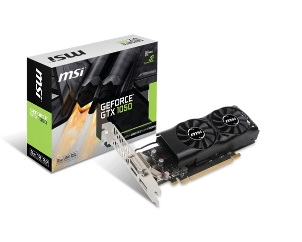 MSI GeForce GTX 1050 LP 2GB - Graphics card