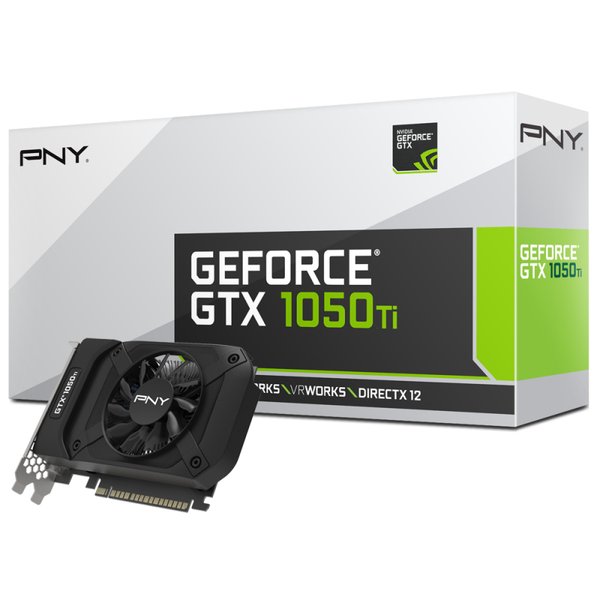 PNY GeForce GTX 1050 Ti 4GB - grafikkort