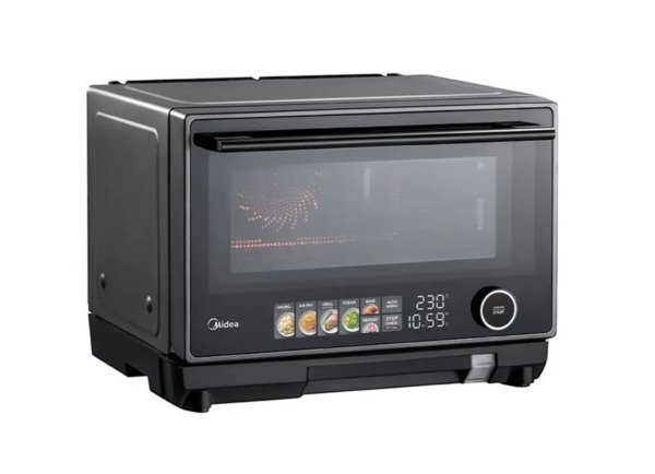 Midea MSO25H Microwave Oven 25 L, 1000 W, Grill, Convection, Steam, Inverter, Black