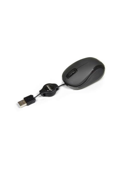 Port Designs USB Zip Cable -hiiri, Musta