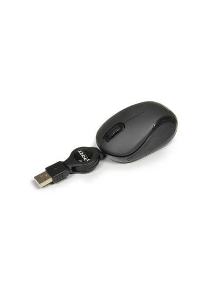 Port Designs USB Zip Cable -hiiri, Musta