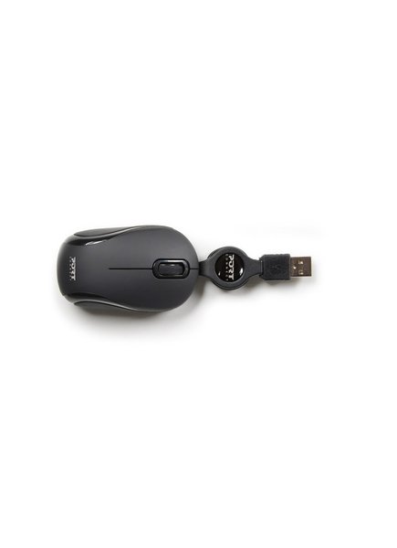 Port Designs USB Zip Cable -hiiri, Musta