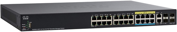 24-Port 5G PoE Stackable Managed Switch - (ei palautusoikeutta)