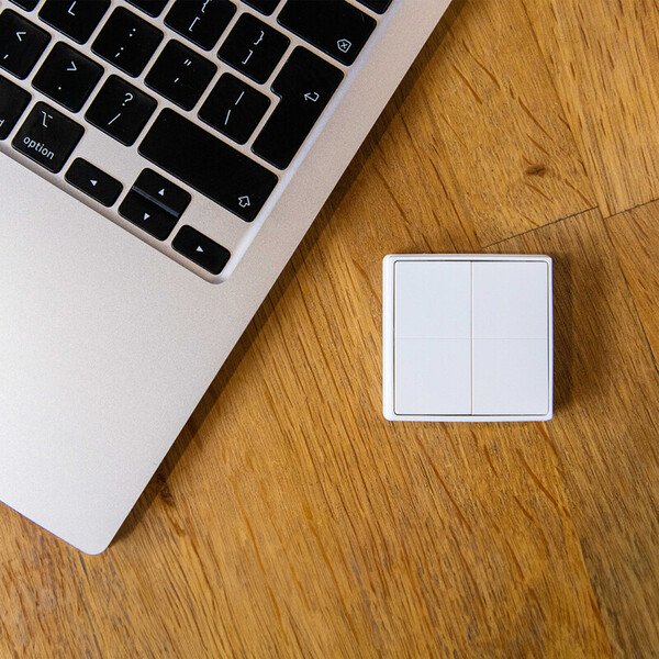 Shelly BLU Wall switch 4 ZB (Stand Alone) - Bluetooth-ohjausliittym&auml;