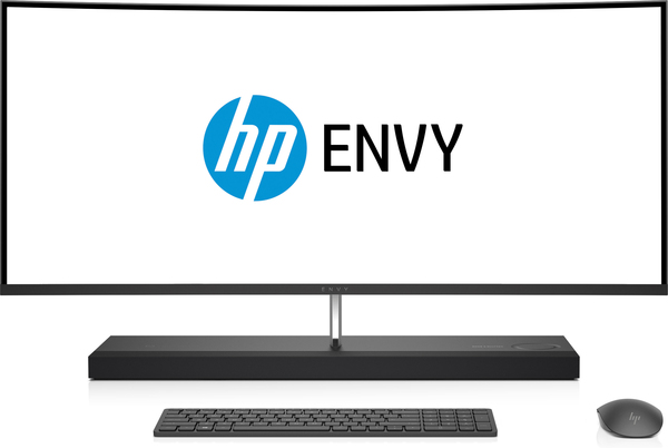 HP ENVY Curved 34-b010no - Kaikki yhdess&auml; - 1 x Core i7 7700T / 2.9 GHz - RAM 16 Gt - SSD 256 Gt - NVM Express (NVMe), HDD 1 Tt - GF GTX 950M - GigE - WLAN: Blu