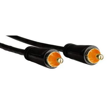 Hama gold-plated RCA audio cable, 1.5 m, Black