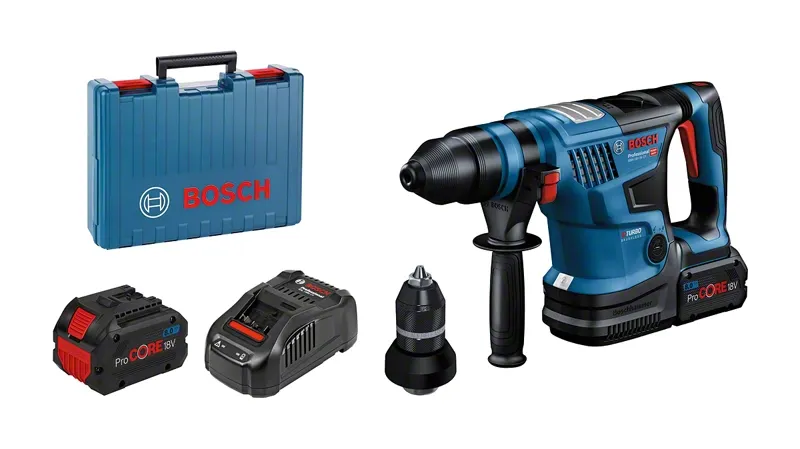 Bosch GBH 18V-34 CF Professional - cordless rotary hammer biturbo with sds plus