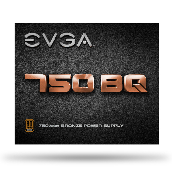 EVGA BQ 750W - Power supply, 80 Plus Bronze