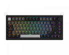 Akko 5075B Plus-S 75% Wireless Mechanical Gaming Keyboard, Akko V3 Lavender Purple Pro, Black and Silver