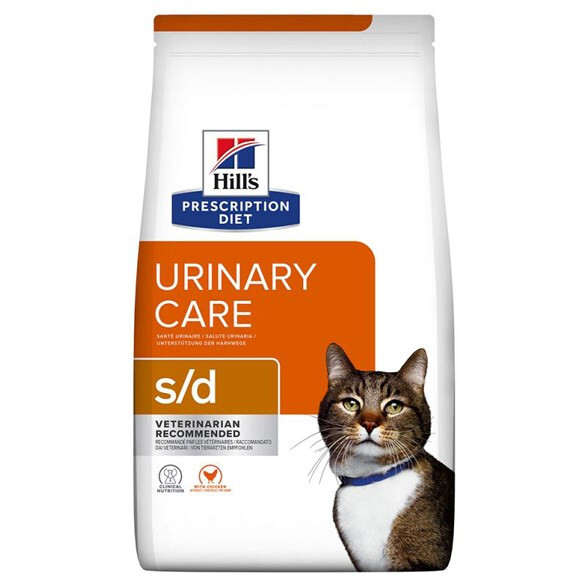 Hill's Prescription Diet s/d Urinary Care Chicken, Dry food for cats, Adult, 3kg
