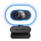 Streamplify CAM Plus + Ring Light, FullHD, 60FPS -web-kamera, Musta