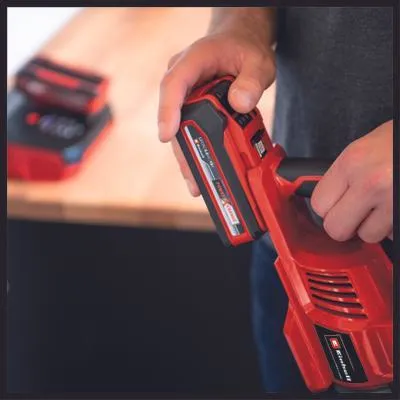 Einhell Power X-Change TE-SV 18 Li-Solo Cordless Stick vacuum cleaner, Red/Black