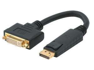 DISPLAYPORT/DVI ADAPTERI 20p M DVI-I F