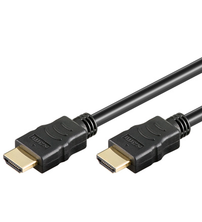 Goobay HDMI &ndash; HDMI -kaapeli, 10m, Musta (BULK)
