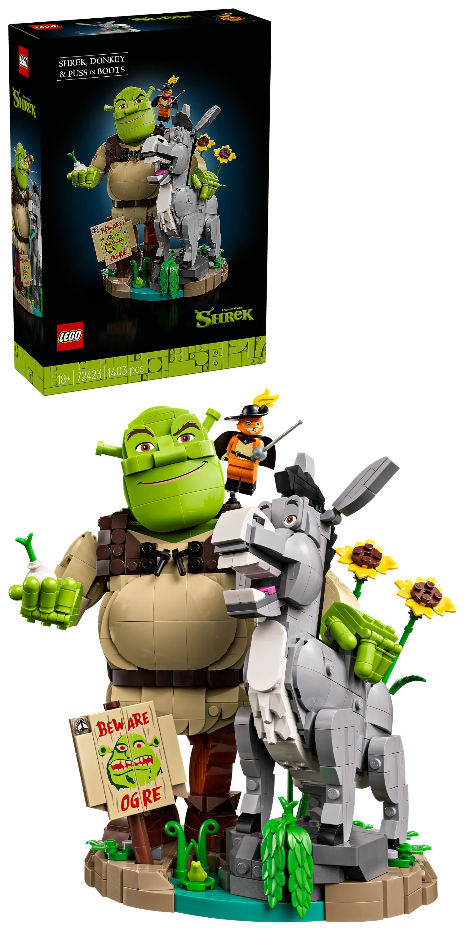 LEGO Shrek: Shrek, Donkey &amp; Puss in Boots 72423