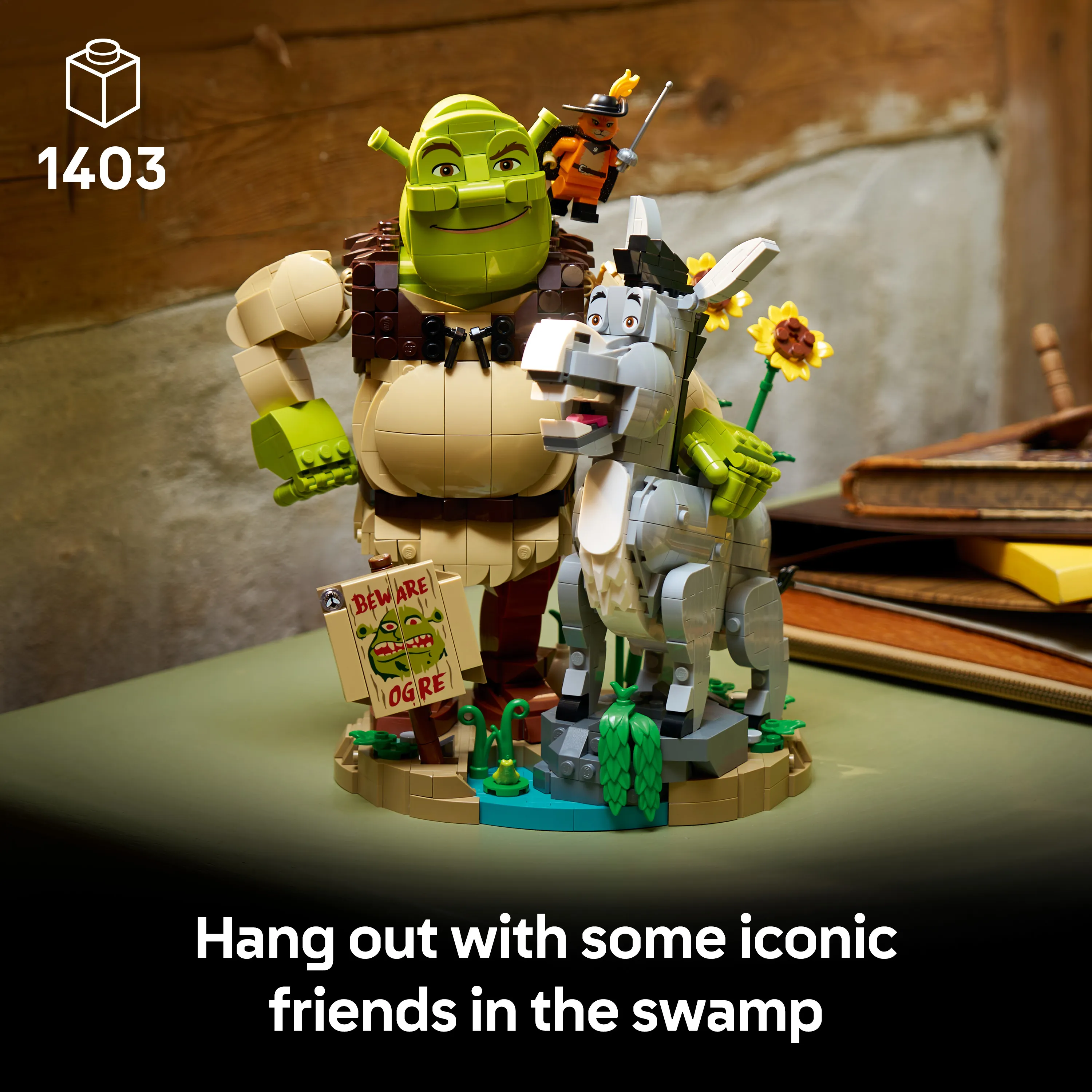 LEGO Shrek: Shrek, Donkey & Puss in Boots 72423