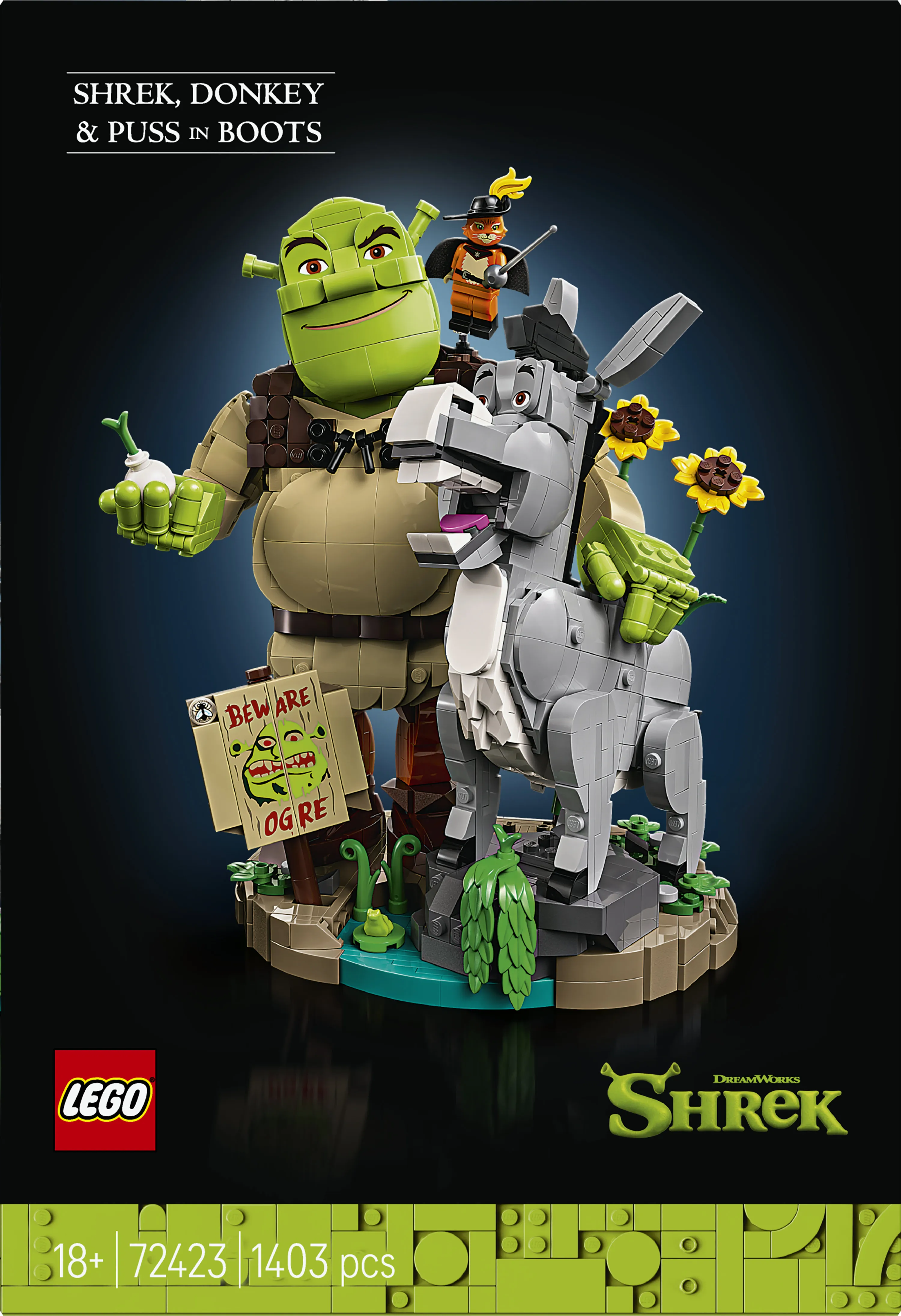 LEGO Shrek: Shrek, Donkey &amp; Puss in Boots 72423
