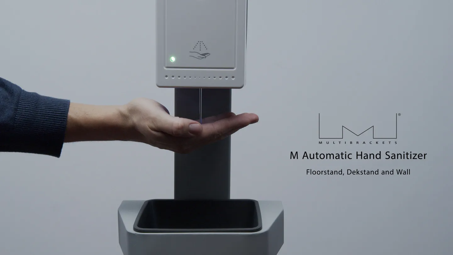 Multibrackets automatisk handdesinfektion