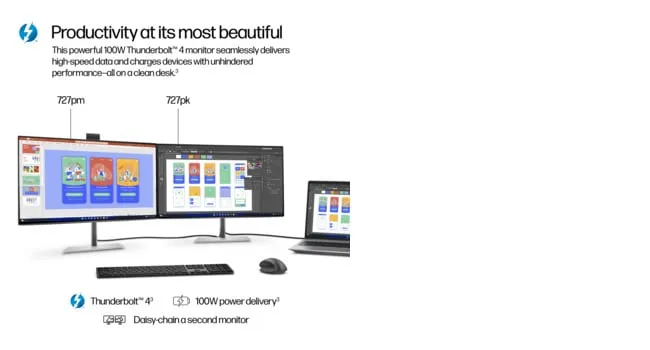 HP S7 Pro 727pk. 27&quot; 4K, 5ms, 60hz, IPS Black - monitor