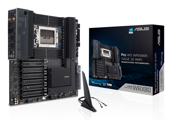 Asus PRO WS WRX80E-SAGE SE WIFI II WiFi 6E sWRX8 Extended ATX Motherboard