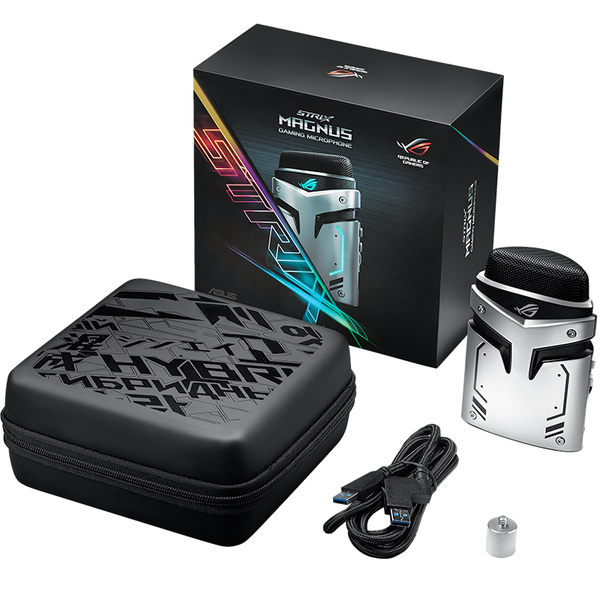 Asus ROG Strix Magnus - Gaming Microphone, Silver