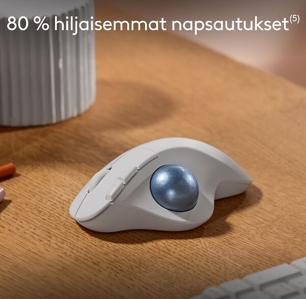 Logitech Ergo M575S Wireless Trackball, Off-White