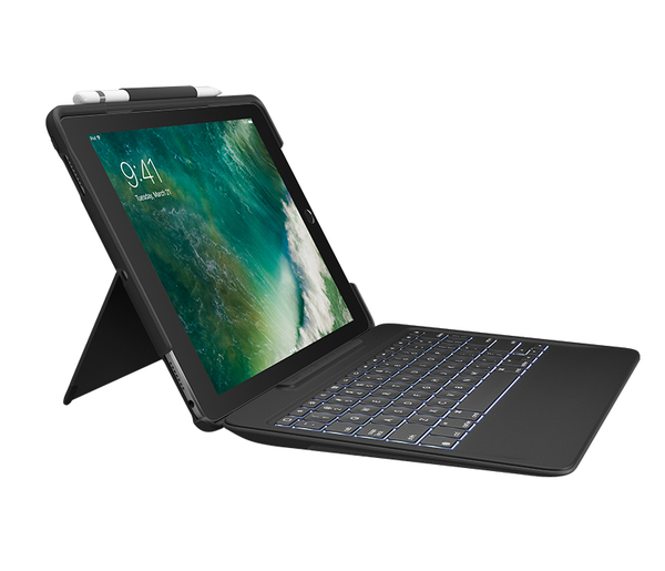 Logitech iPad Pro 10.5'' SLIM COMBO Keyboard Case, Black (Nordic)