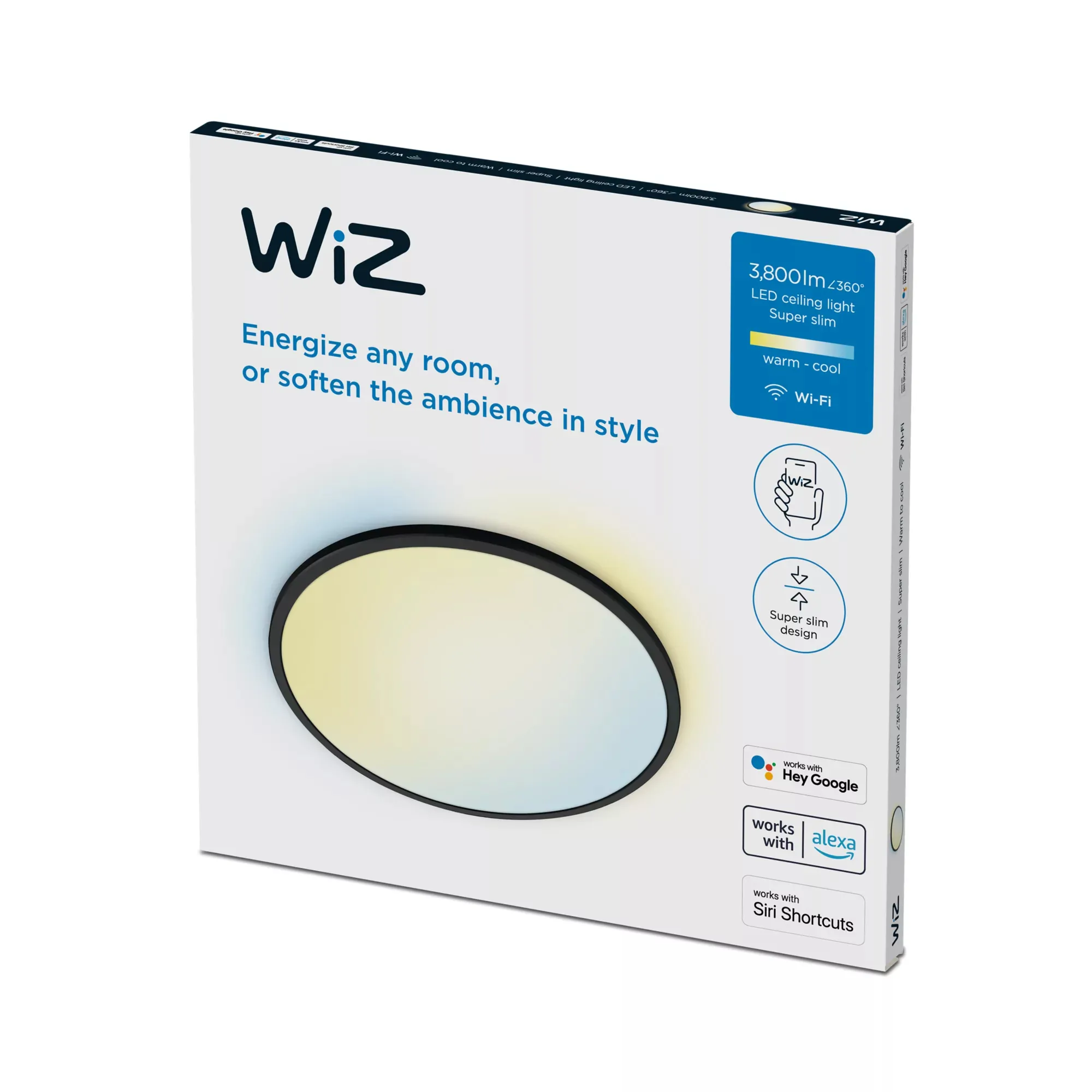 WIZ SUPERSLIM CEILING 32W B RD 27-65K TW