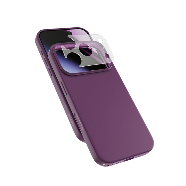 Epico Silicone Pro Mag+ Case | iPhone 17 Pro/18 Pro | Dark Purple | Qi2  &  MagSafe Compatible | Camera Island Protector