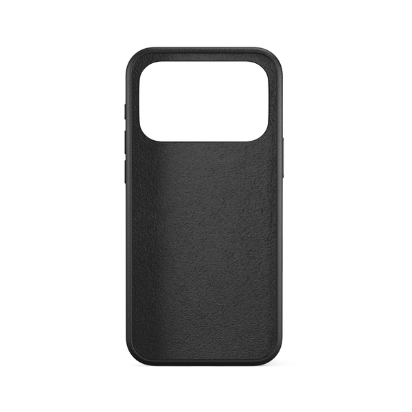 Epico Leather Pro Mag+ Case | iPhone 17 Pro/18 Pro | Black | Qi2  &  MagSafe Compatible | Camera Island Protector