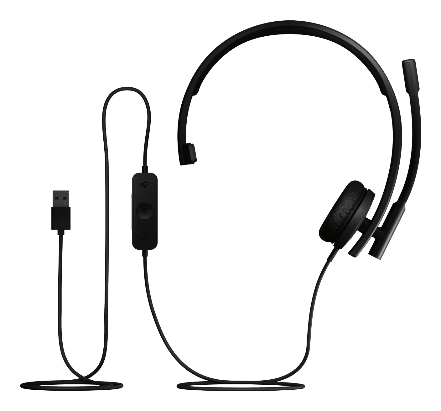 Logitech H570e Mono Headset, Black