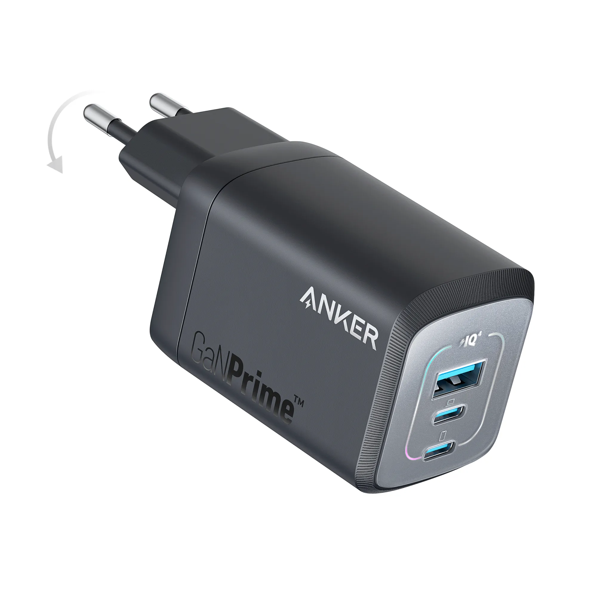 Anker 735 Prime 67W 1A/2C 2xUSB-C, 1xUSB-A - wall charger, Black