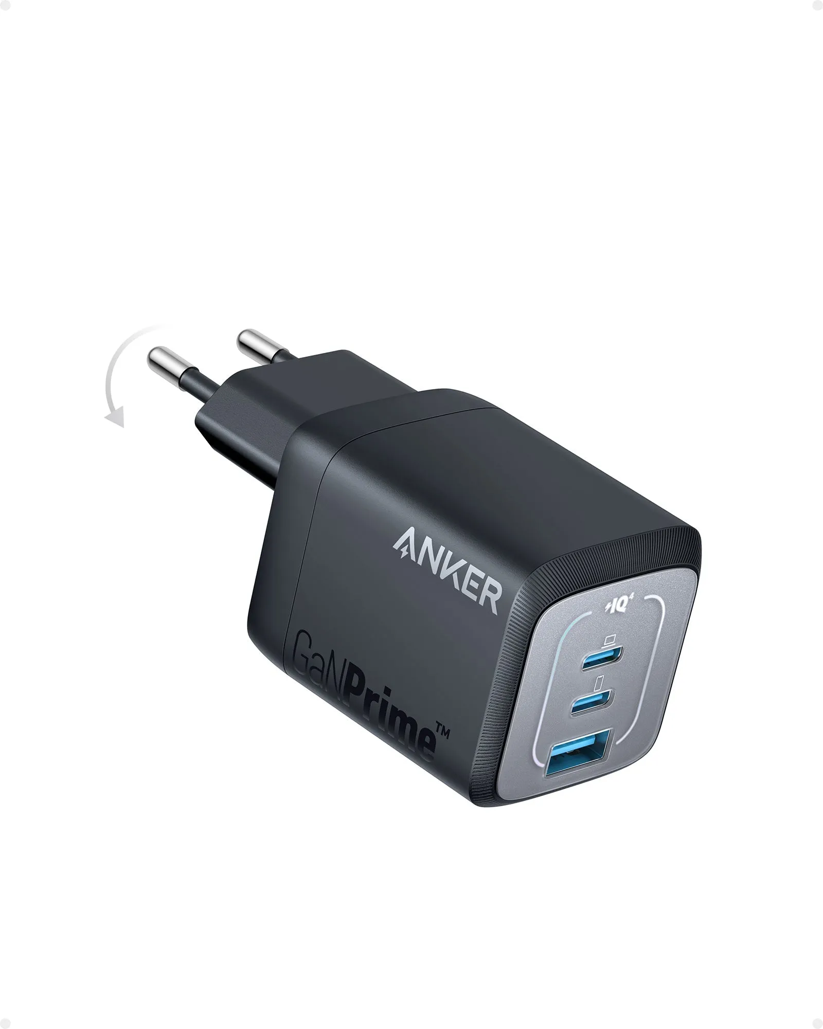 Anker 735 Prime 67W 1A/2C 2xUSB-C, 1xUSB-A - wall charger, Black