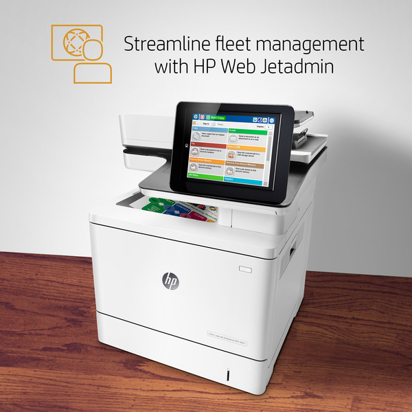 HP LaserJet M577dn Duplex, LAN, A4 -v&auml;rilasertulostin