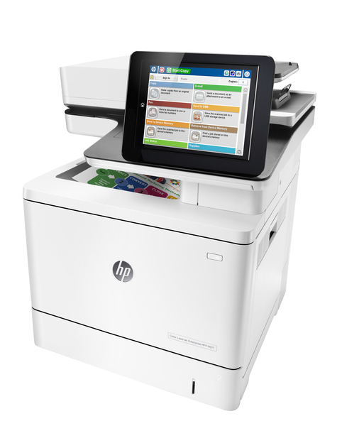 HP LaserJet M577dn Duplex, LAN, A4 -v&auml;rilasertulostin