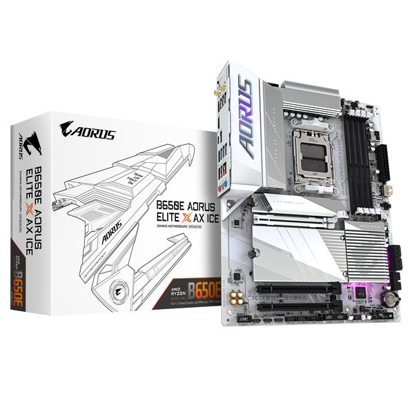 Gigabyte B650E AORUS ELITE X AX ICE WiFi AM5 ATX - motherboard