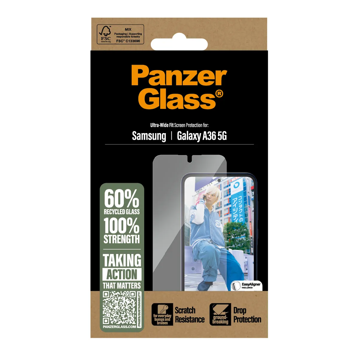 PanzerGlass Ultra-Wide Fit Galaxy A36 5G - Screen Protector