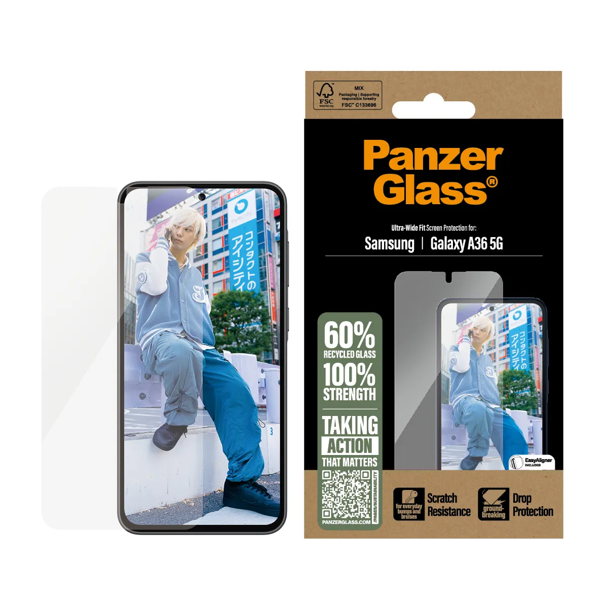 PanzerGlass Ultra-Wide Fit Galaxy A36 5G - Screen Protector