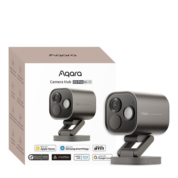 Aqara Camera Hub G5 Pro, Wi-Fi - Shadow Gray Matter | Thread | Zigbee